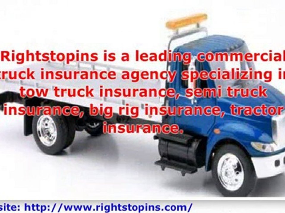 Tow truck insurance companies