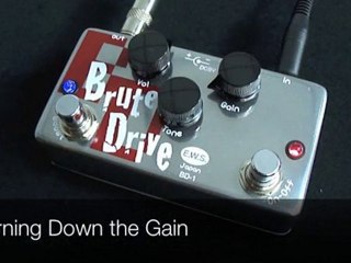 EWS Pedals Brute Drive Demo by MusicGearFast.com