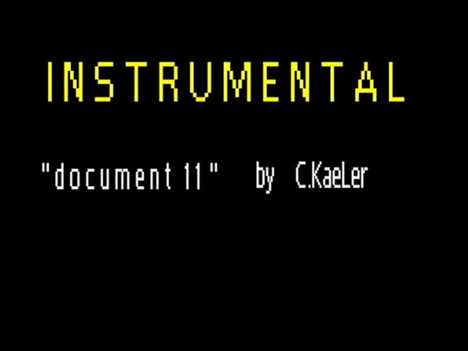 DOCUMENT 11 VIDEO STRU