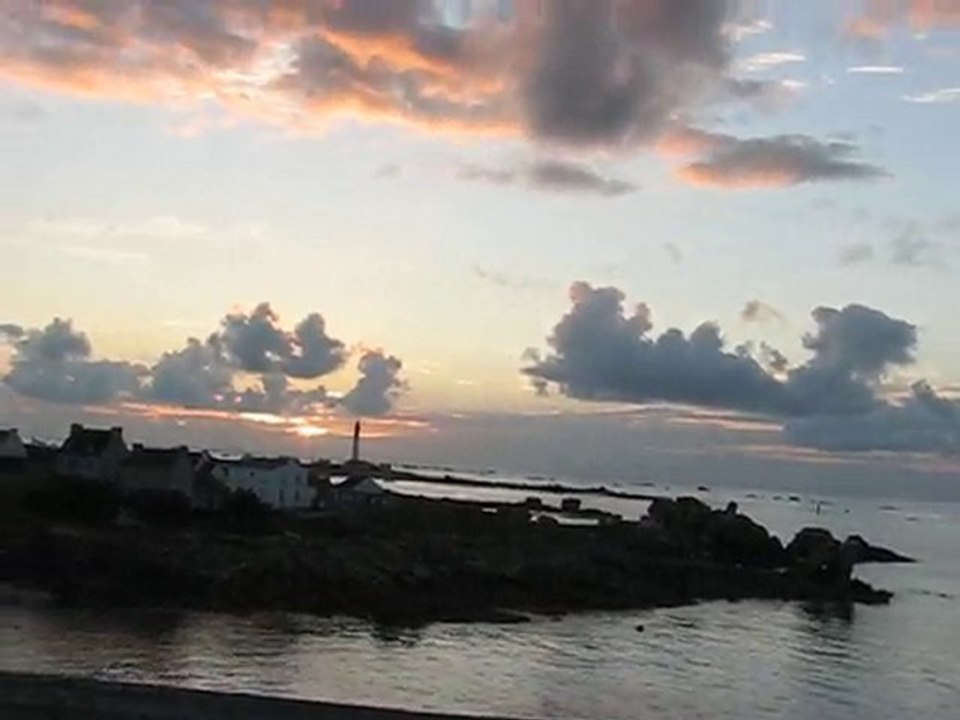 Sein, coucher du soleil