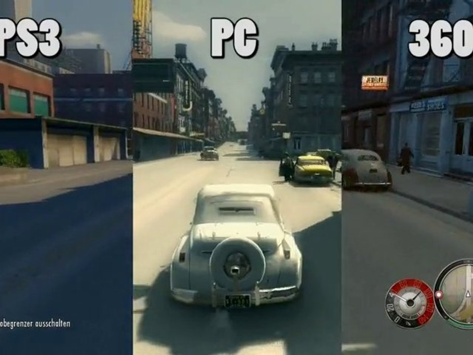 Mafia 2: plattform-vergleich