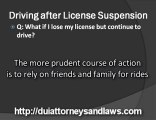 DUI Baltimore Attorneys - License Suspension