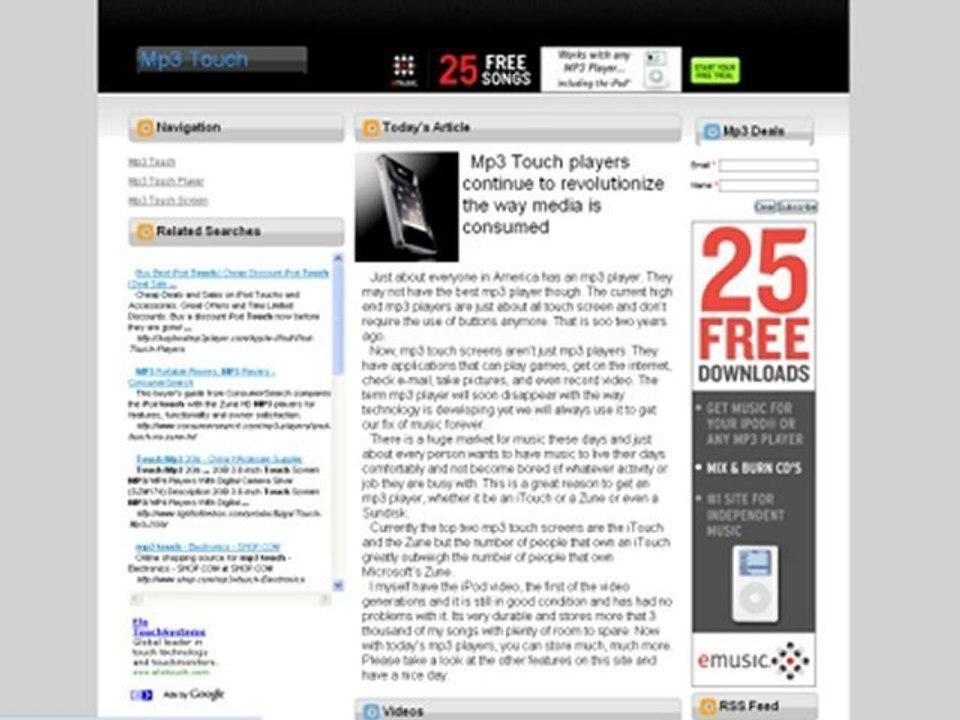 Mp3 Touch