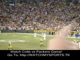 Watch Colts vs Packers Online Live - Stream 2010 NFL Games