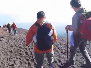 Descente du mont Fuji