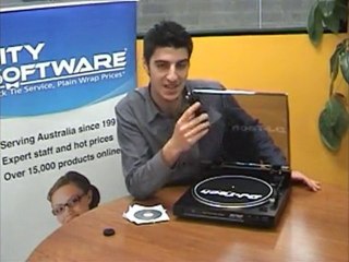 CitySoftware DJ Tech USB Turntable Video Demonstration