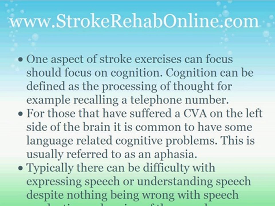 What Are The Best Stroke Rehabilitation Exercises
