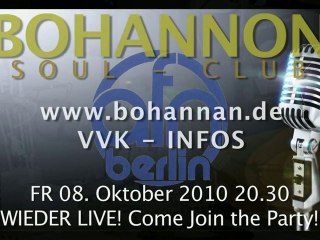 THE JUICE WIEDER LIVE IN BERLIN!!! 08.10.2010 20.30 Come Joi