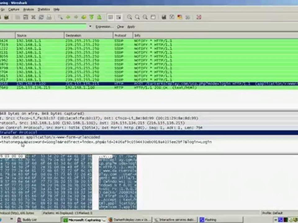 Wireshark - Password Stealing