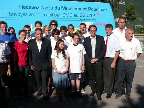 Déplacement de Xavier Bertrand à Annecy