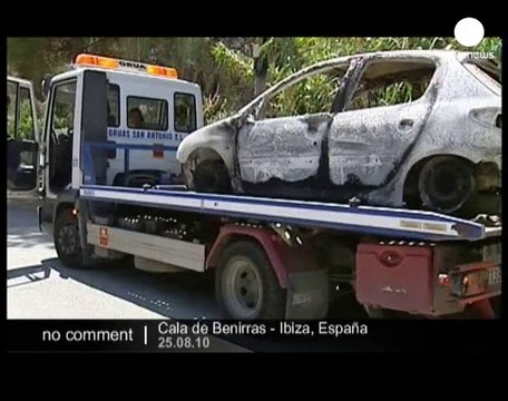 Tourists flee Ibiza fires - no comment