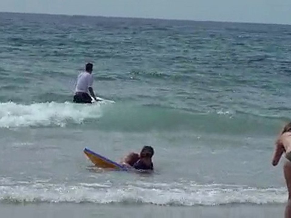 20100728 Nico et Papa Bodyboard Lacanau