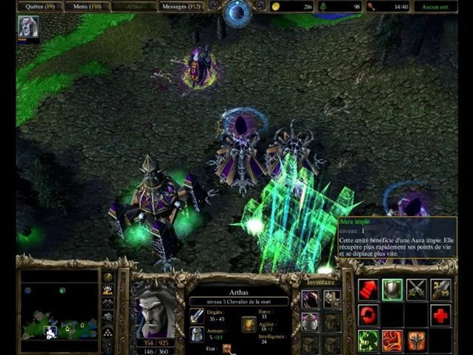 Warcraft III : R.O.C 14 chapitre 4 compagne mort vivant