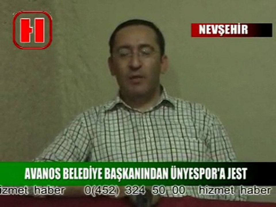 Avanos Belediye Başkanından Ünyespor'a Jest