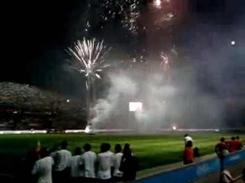 Feu d'artifice au stade Vélodrome