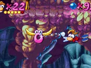 rayman advance 14 " les stalactite de skops"