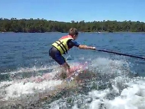 20100731 Mathieu ski nautique Lacanau