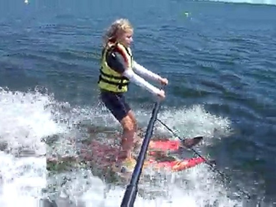 20100731 Clara ski nautique 2 Lacanau