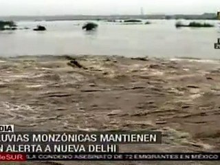 Siete días de lluvias y 16 muertos en India