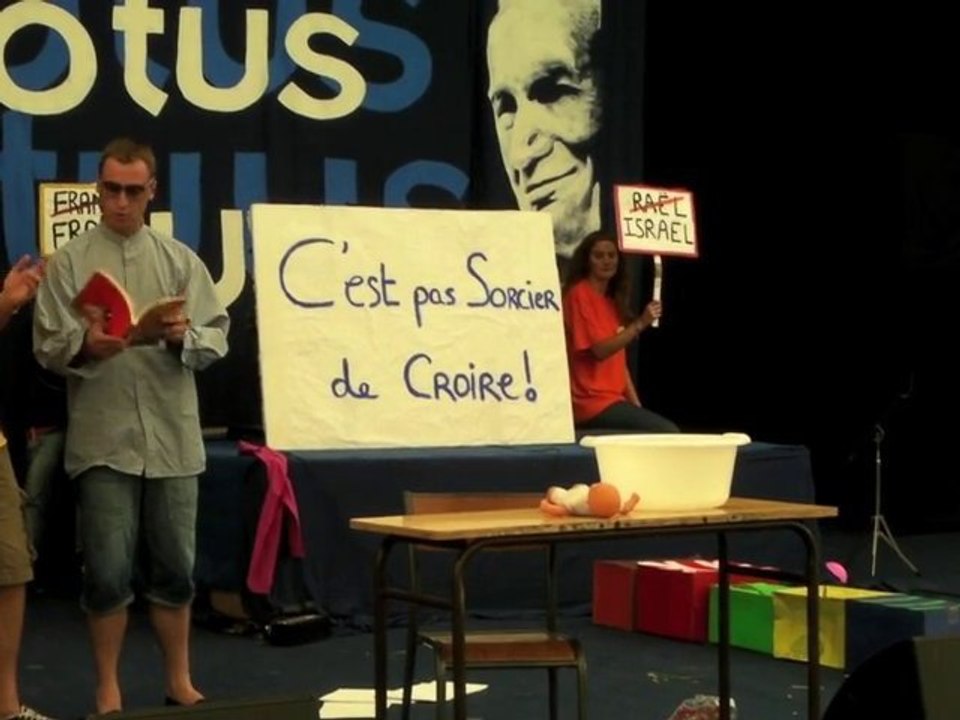 Ray'on été 2010 Sketch midi c'est pas sorcier (baptême )