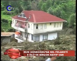 Rizede Heyelan 11 Ölü