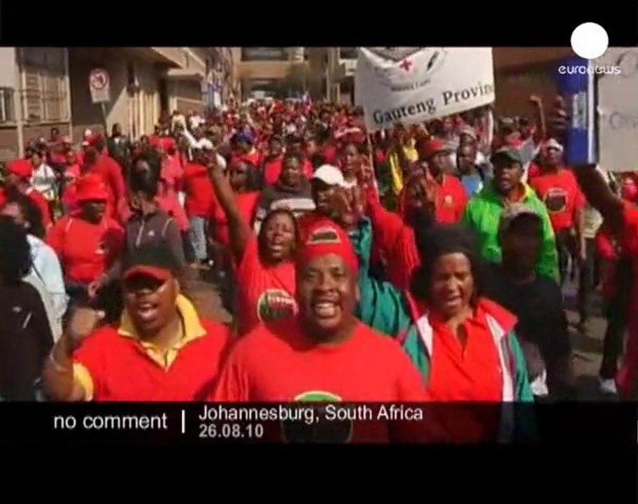 Public sector strike goes on in South Africa - no comment