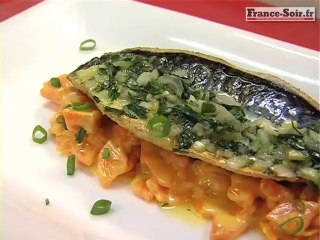Recette - Filet de maquereau aux carottes crémeuses