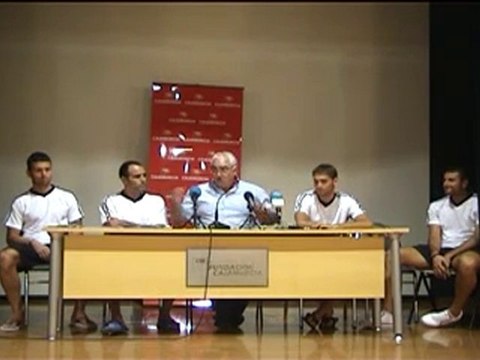 Presentación de la plantilla del Caravaca c.f. 2010/2011-2M