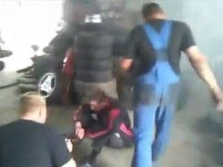 Dumb Guy Sits on Airbag