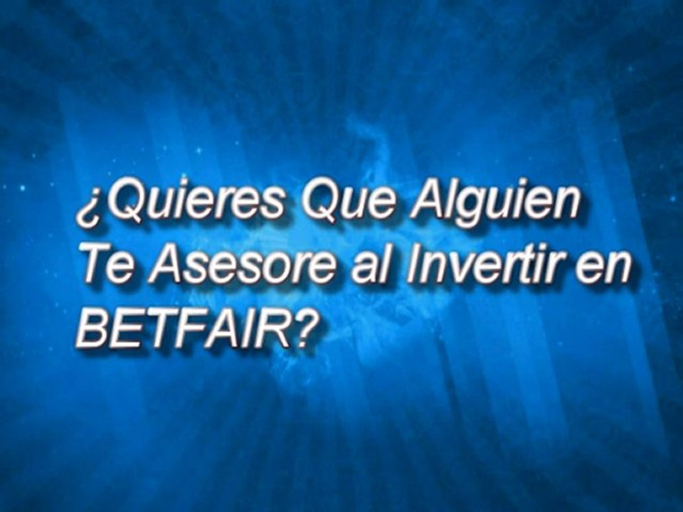 Como Ganar Dinero en BETFAIR | Sin Acertar RESULTADO ?