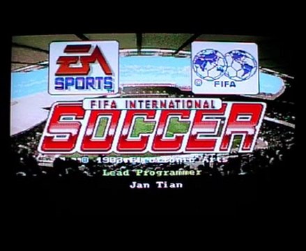 Aperçu FIFA international soccer (Megadrive)