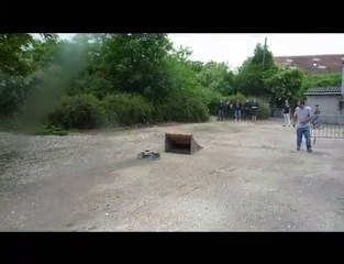 Team ORCA, le 29/05/2010, fabrication de tremplin