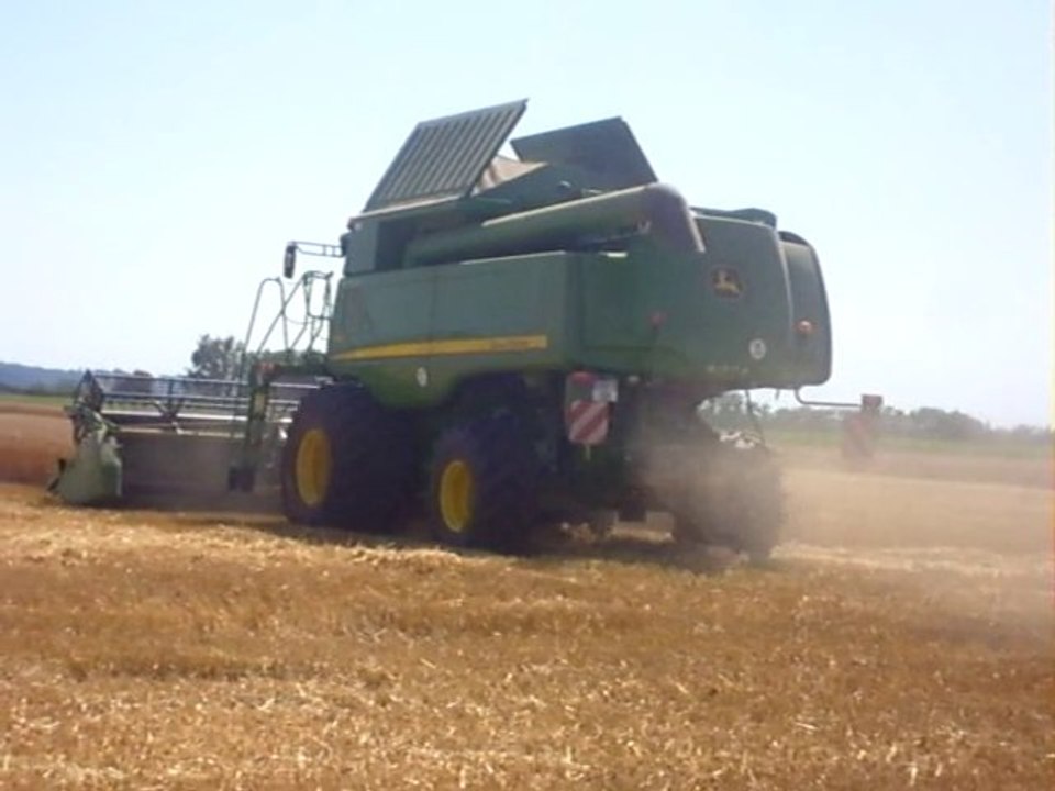 moisson dans le rhône