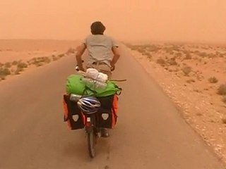 Syrie - Tempête de sable désert près de Rasafa