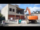 demolition d'une caserne de sapeurs pompiers