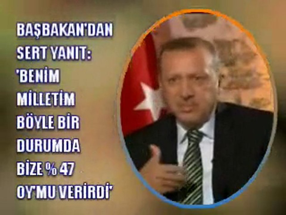 BAŞBAKAN ERDOĞAN DAN SERT YANIT