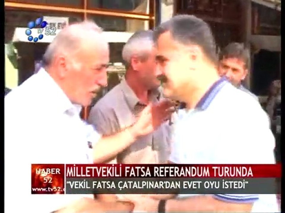 VEKİL FATSA ÇATALPINAR'DAN EVET OYU İSTEDİ
