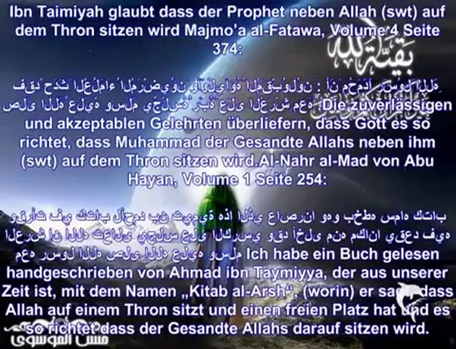 Ibn Taymiyyah über kuffr glaube - Teil 1 von 3
