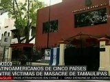 Latinoamericanos de 5 países entre víctimas de masacre en