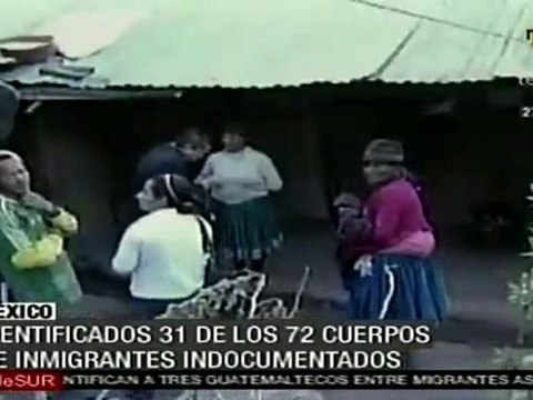 México identifica a 31 de los 72 masacrados en Tamaulipas