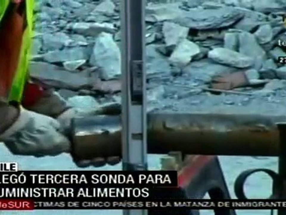 Chile inician ensamblaje de máquina para rescatar a mineros