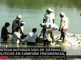 Justicia autoriza uso de sátiras políticas en campaña pre