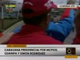 Recorrido de Chávez por Anzoátegui