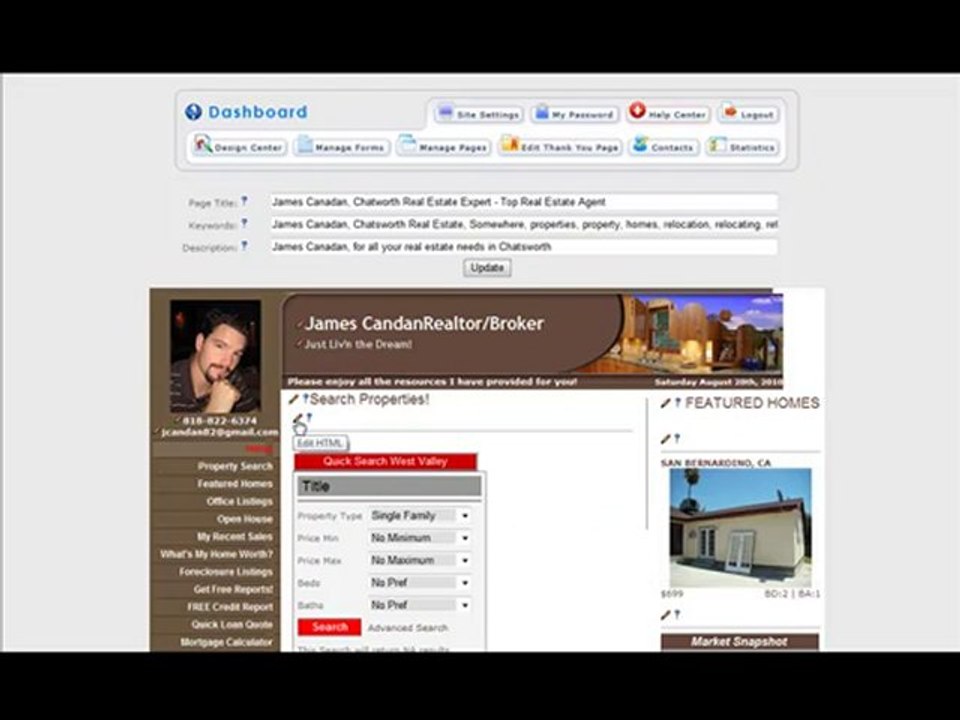 Realtytech - Adding an iGoIDX Mobile IDX banner