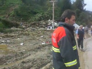 Rize Gündoğdu Sel felaketi