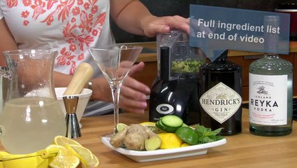 Luscious Lemon Ginger Martini