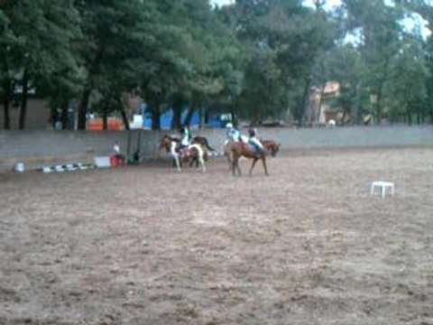 moi et ma cousine à cheval
