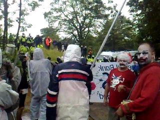 Climatecamp TV - Lothian police and the tower of doom