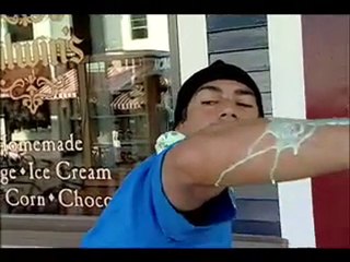 Village Idiot goes to the Ice cream store-Scene from Vidiots
