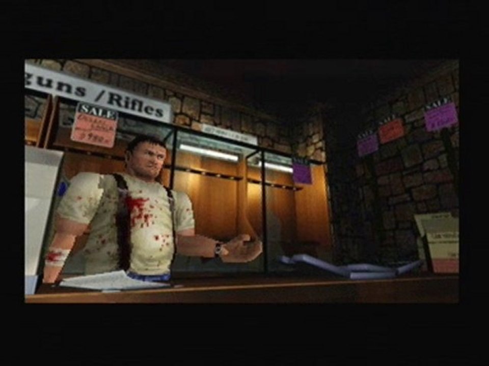 video test retro resident evil 2 psone